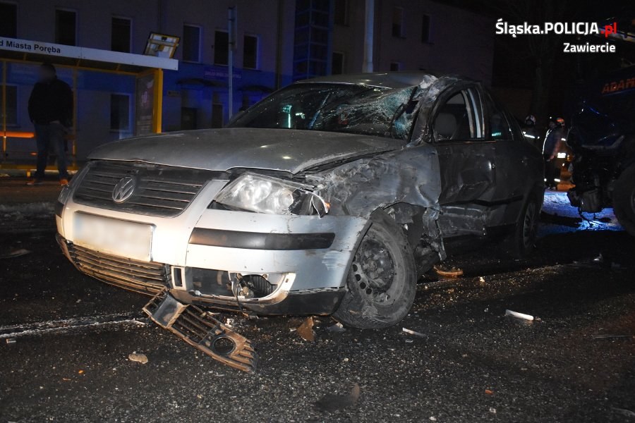 Wypadek na drodze krajowej numer 78 w Porębie