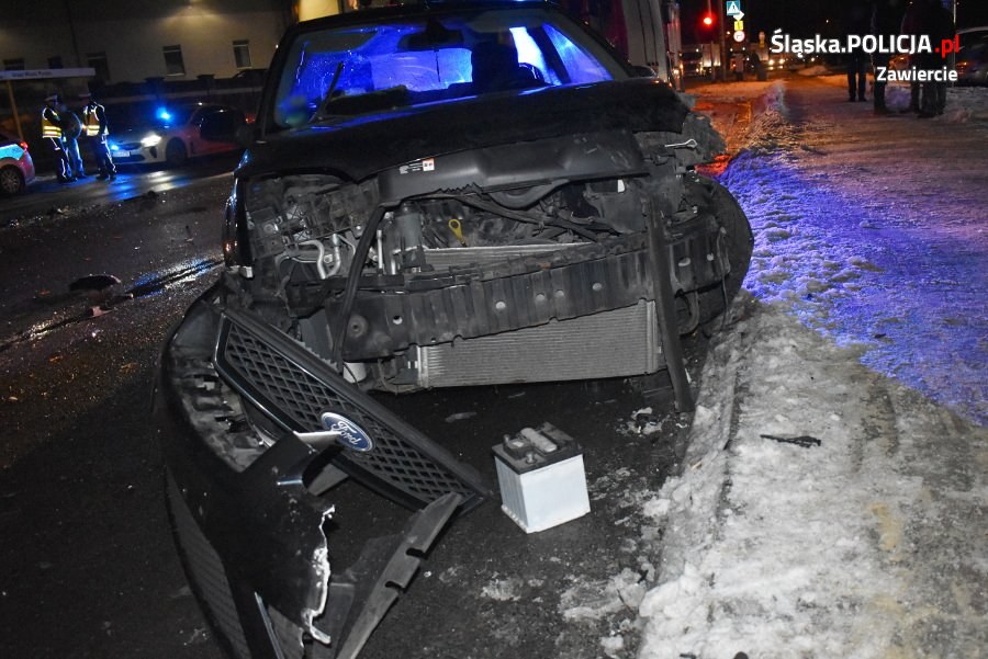 Wypadek na drodze krajowej numer 78 w Porębie