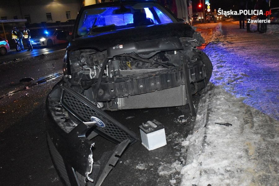 Wypadek na drodze krajowej numer 78 w Porębie