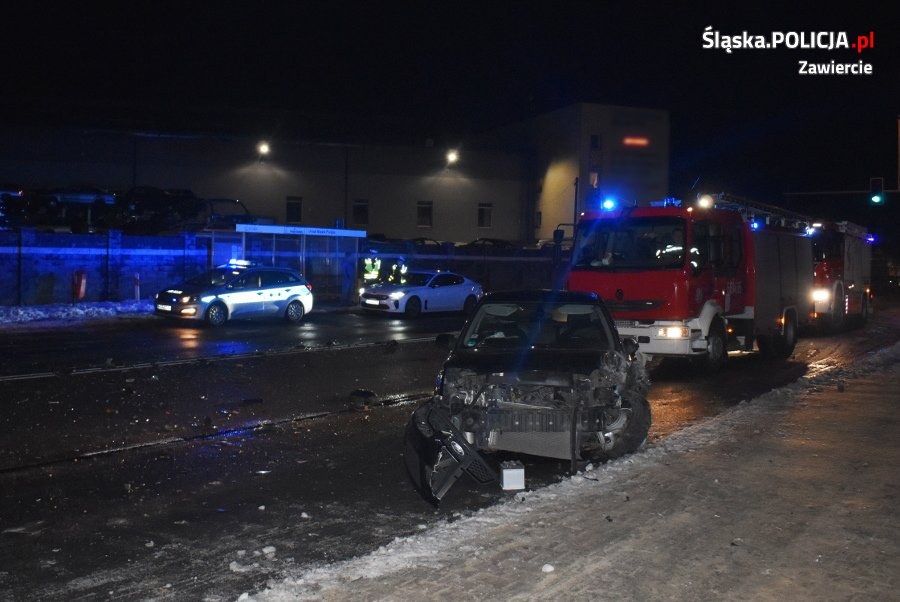 Wypadek na drodze krajowej numer 78 w Porębie