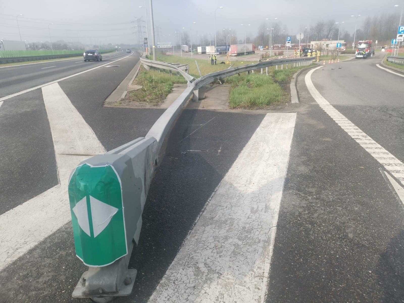 A1 śmiertelny wypadek nie żyje młody mężczyzna