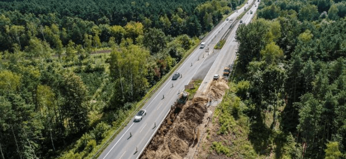 Dąbrowa Górnicza - budowa S1