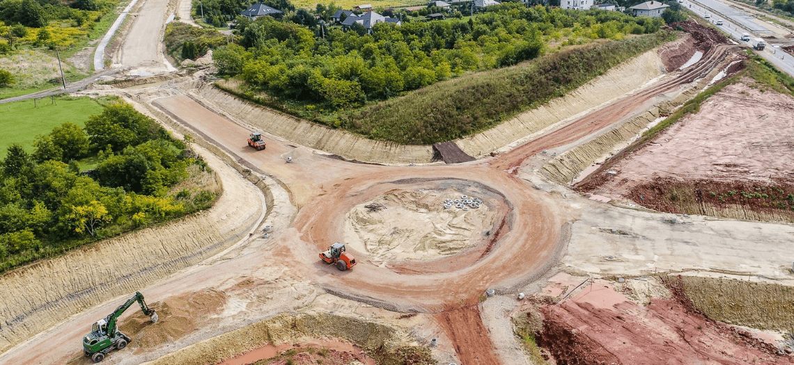 Dąbrowa Górnicza - budowa S1