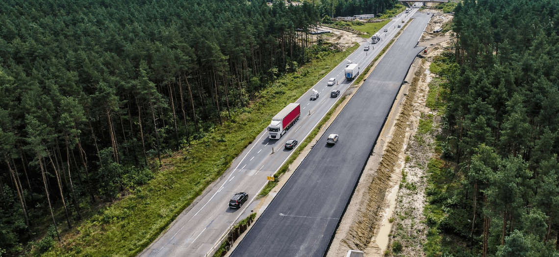 Dąbrowa Górnicza - budowa S1