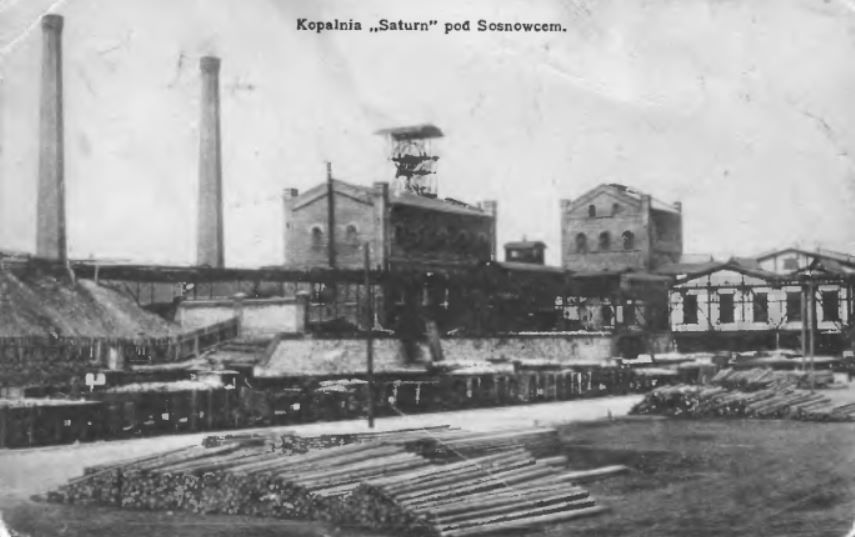 Kopalnia Saurn w Czeladzi przed wybuchem I wojny światowej - zadaniem nowych władz było także zapewnienie Polsce dostaw węgla z Zagłębia