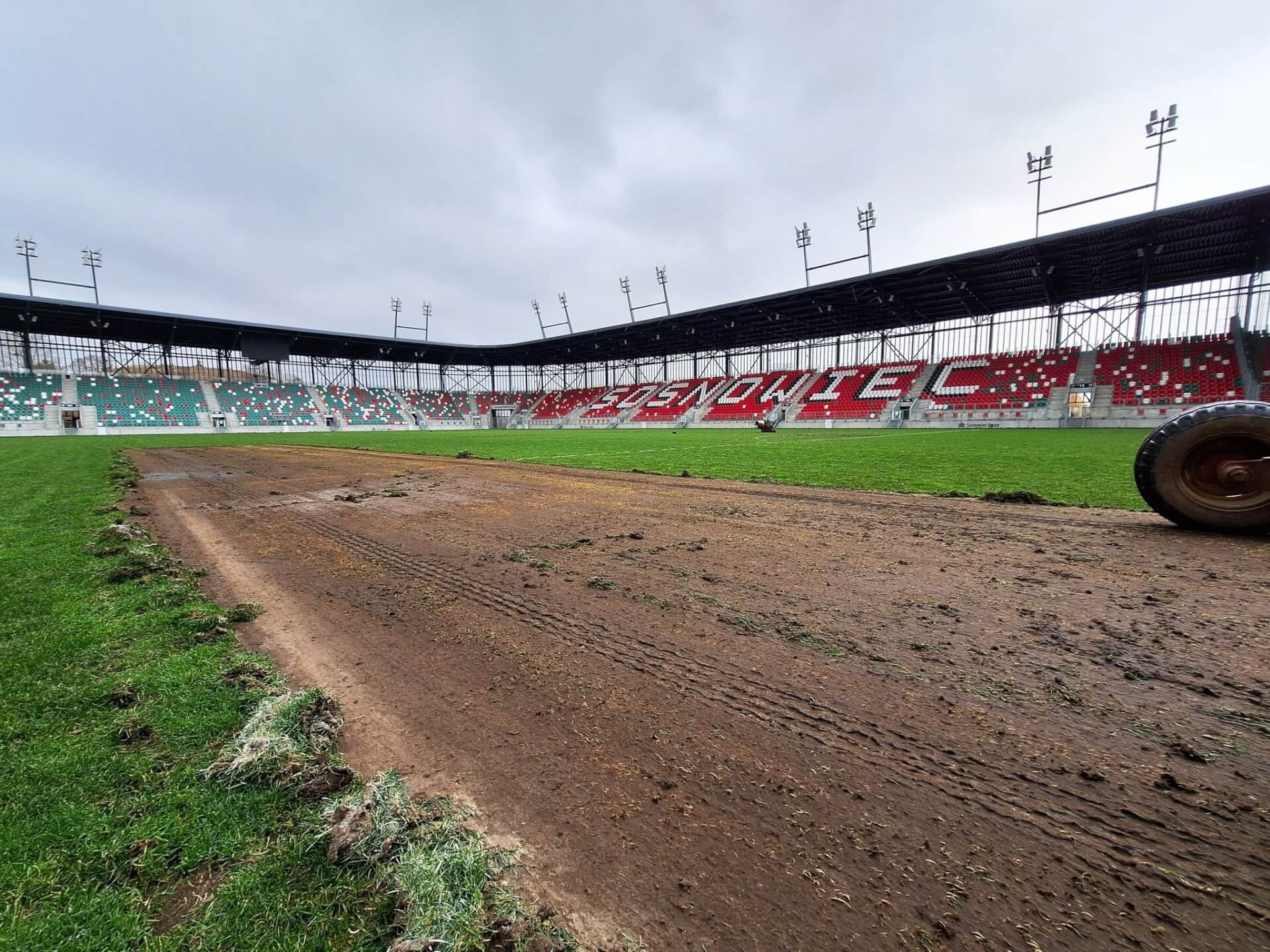 Na stadionie w Sosnowcu pojawi się nowa murawa