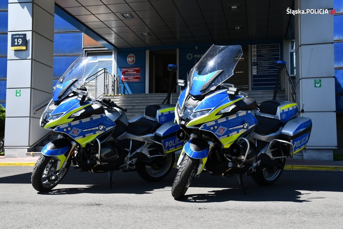 Nowe motocykle policja śląska