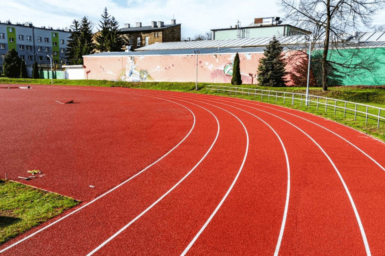 Prace przy Stadionie Lekkoatletycznym w Sosnowcu
