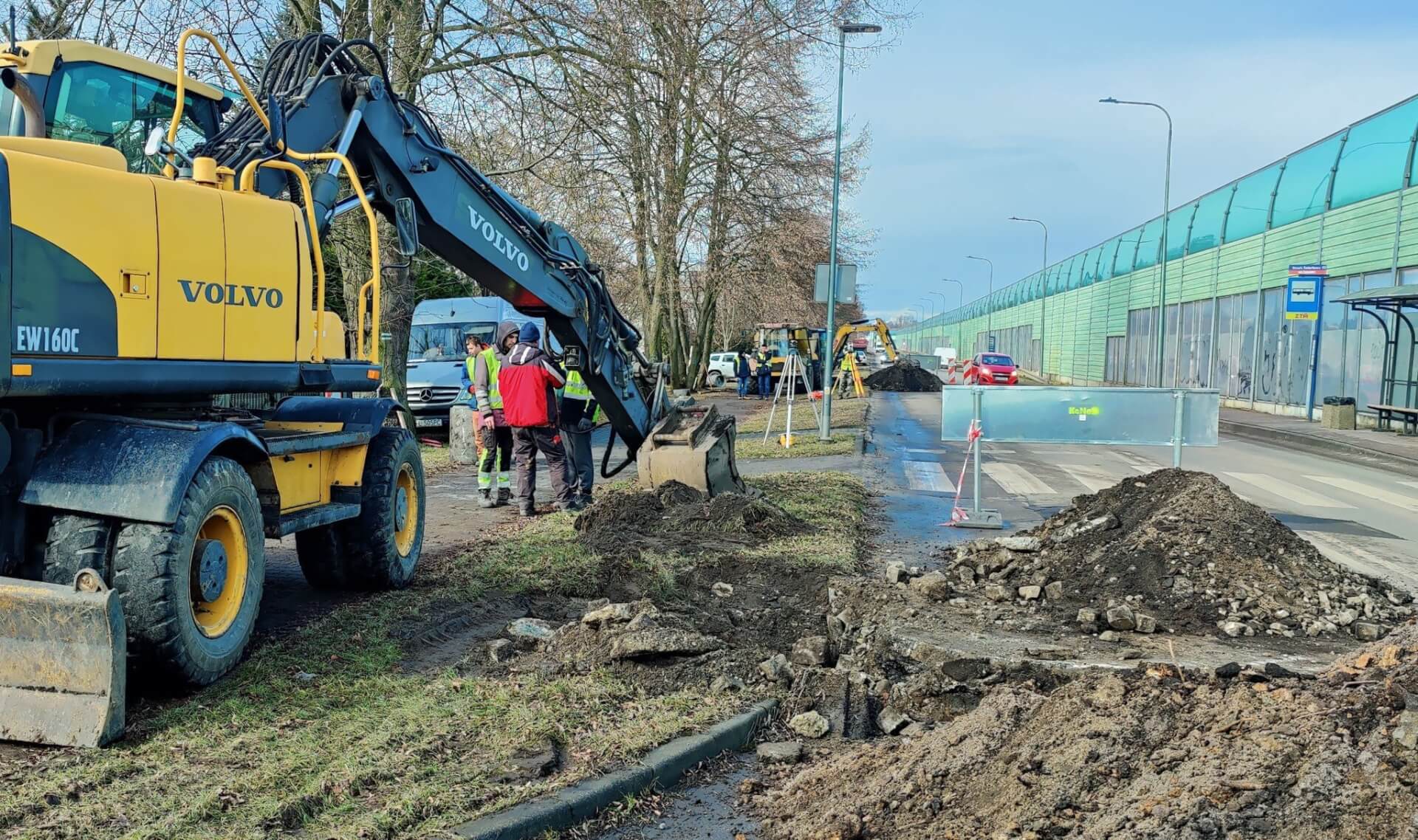 Przebudowa Staszica i AK Ordona w Dąbrowie Górniczej