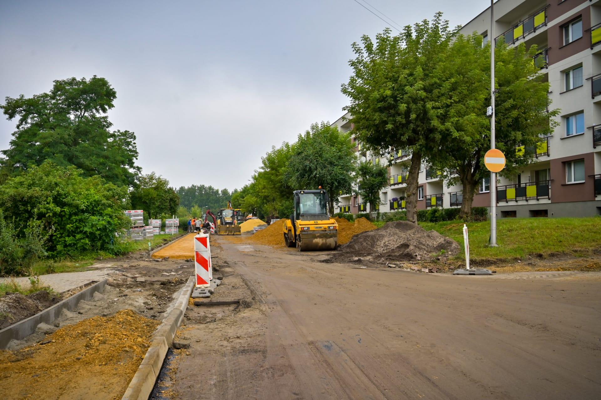 Remont ulic na osiedlu Syberka w Będzinie