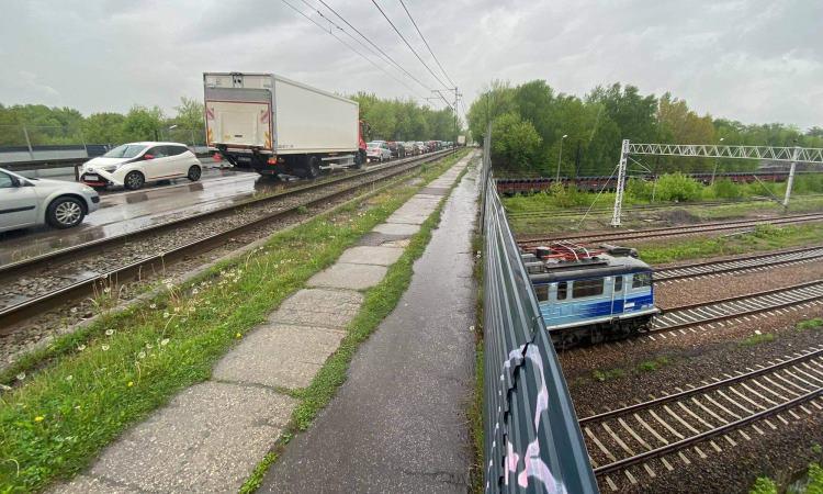 Wiadukt Wojska Polskiego Sosnowiec zamknięty