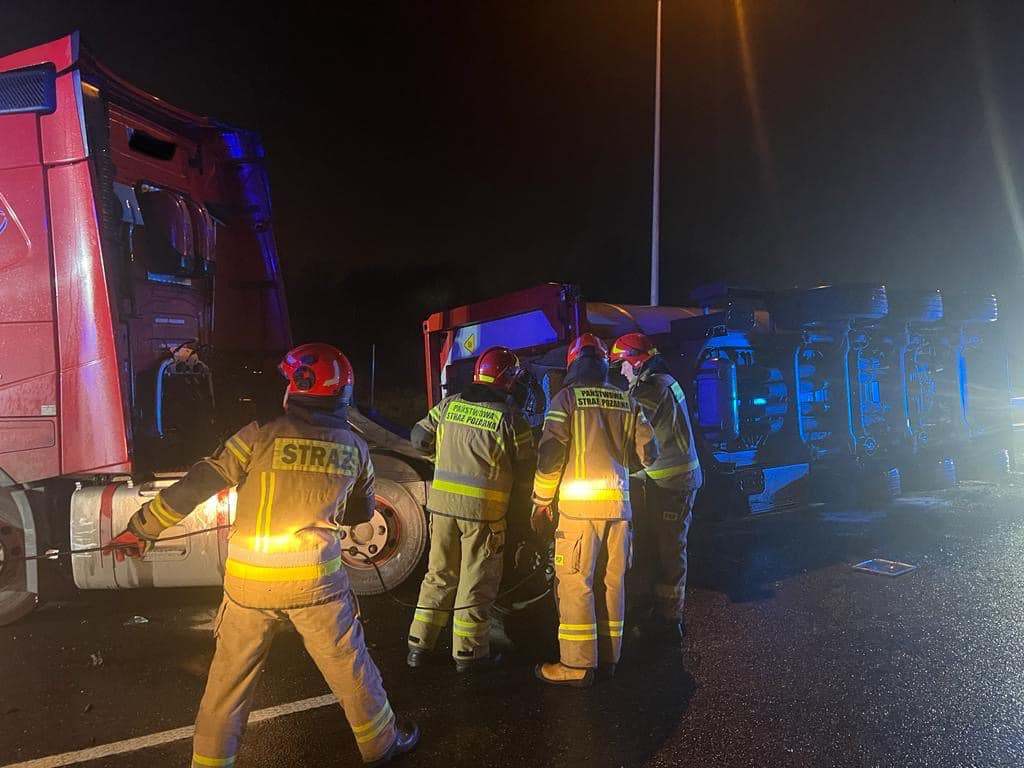 Wypadek na autostradzie