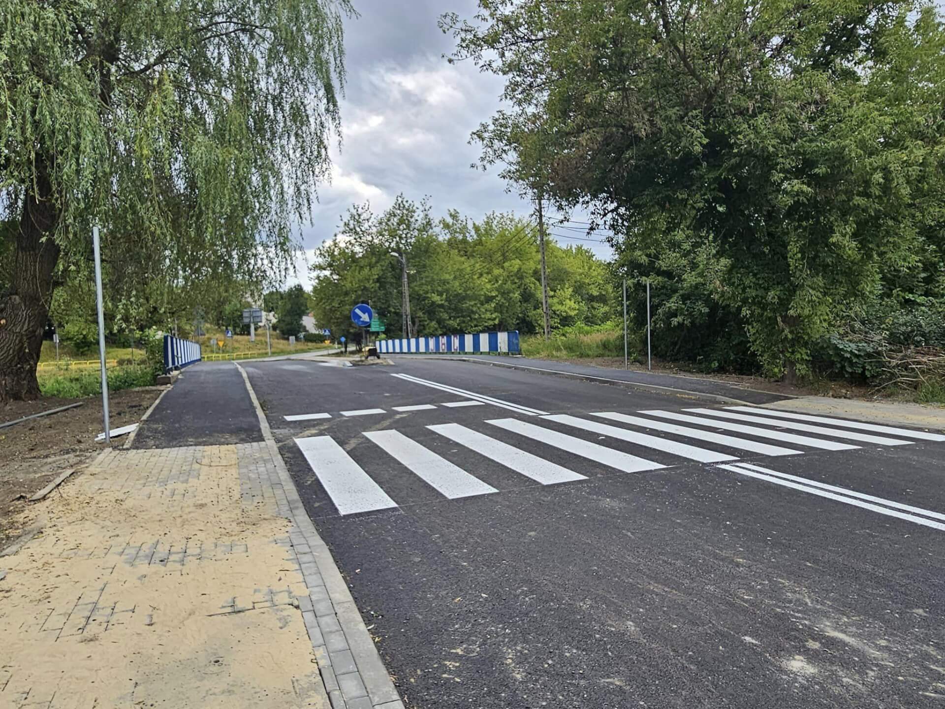 Wyremontowana nawierzchnia mostu nad Brynicą