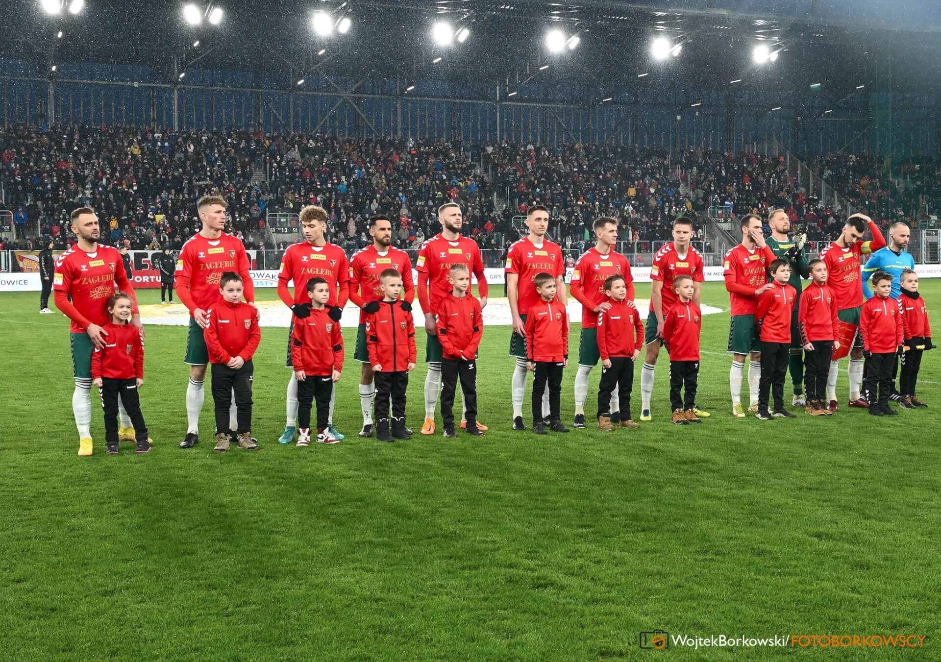 Zagłębie GKS Katowice na stadionie Arcelor Mittal Parku