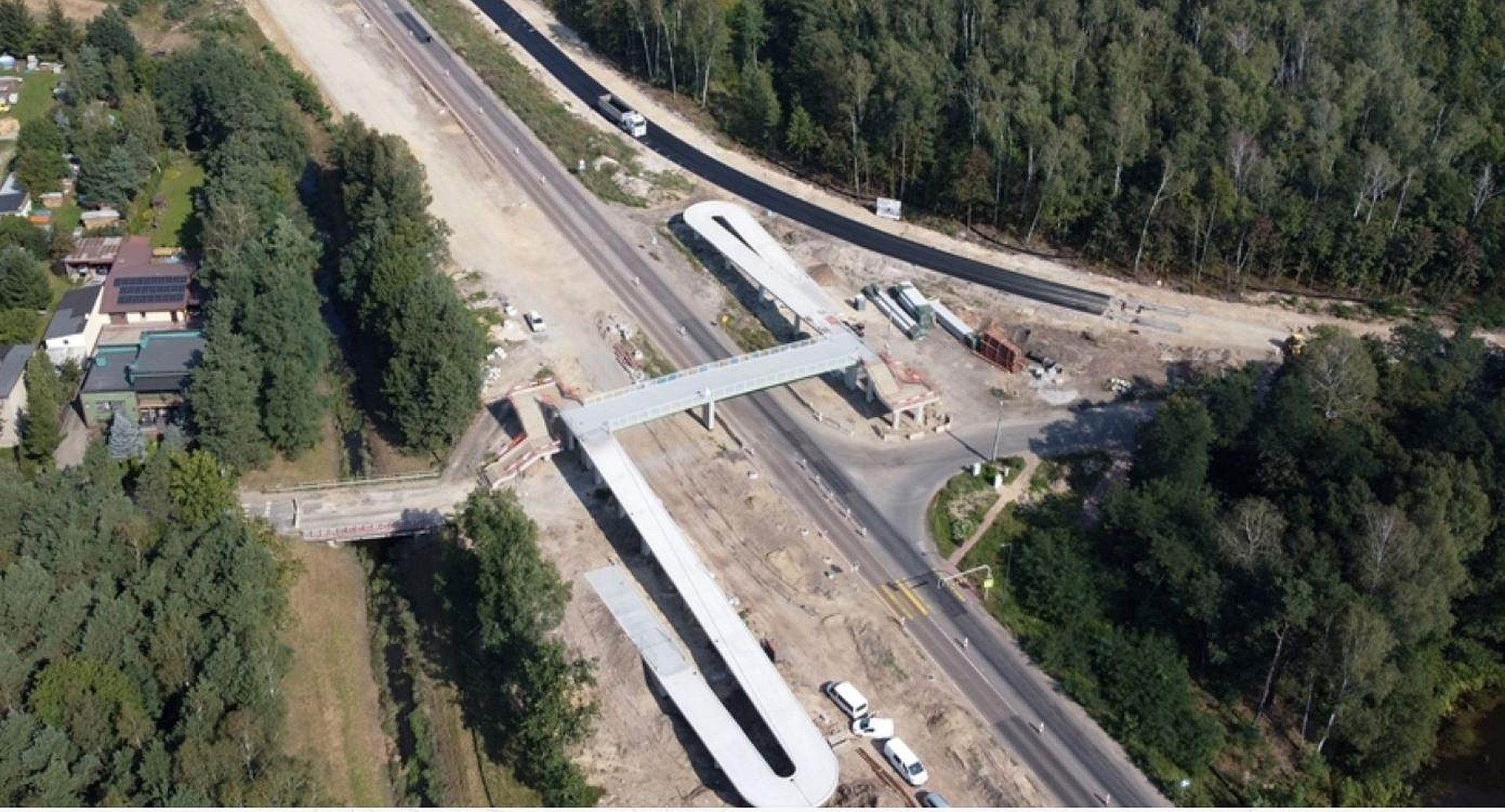 Kładka nad DK1 Kładka nad DK1