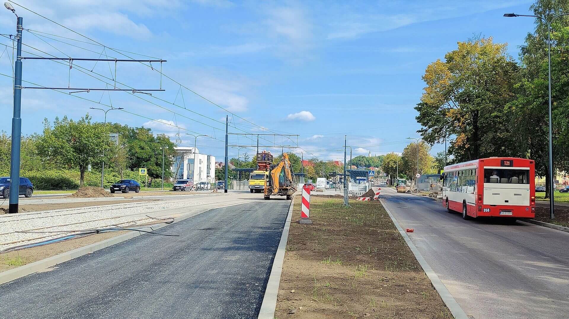 Remont alei Piłsudskiego w Dąbrowie Górniczej Remont alei Piłsudskiego w Dąbrowie Górniczej