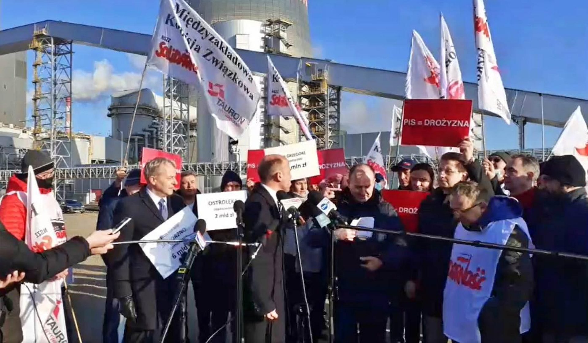 Konferencja KO w Jaworznie Konferencja KO w Jaworznie