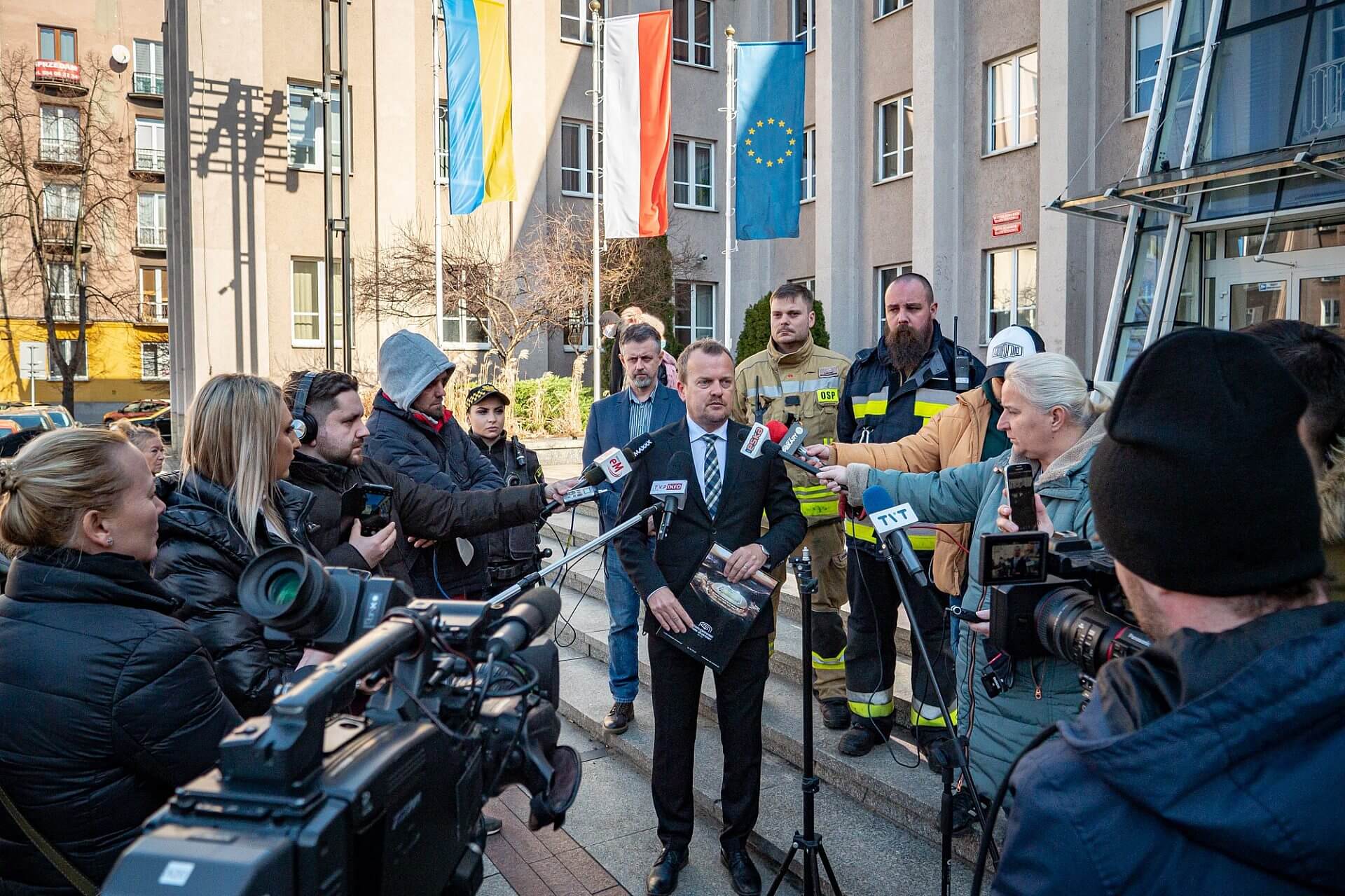 Zagłębie okazuje wsparcie dla Ukrainy Zagłębie okazuje wsparcie dla Ukrainy
