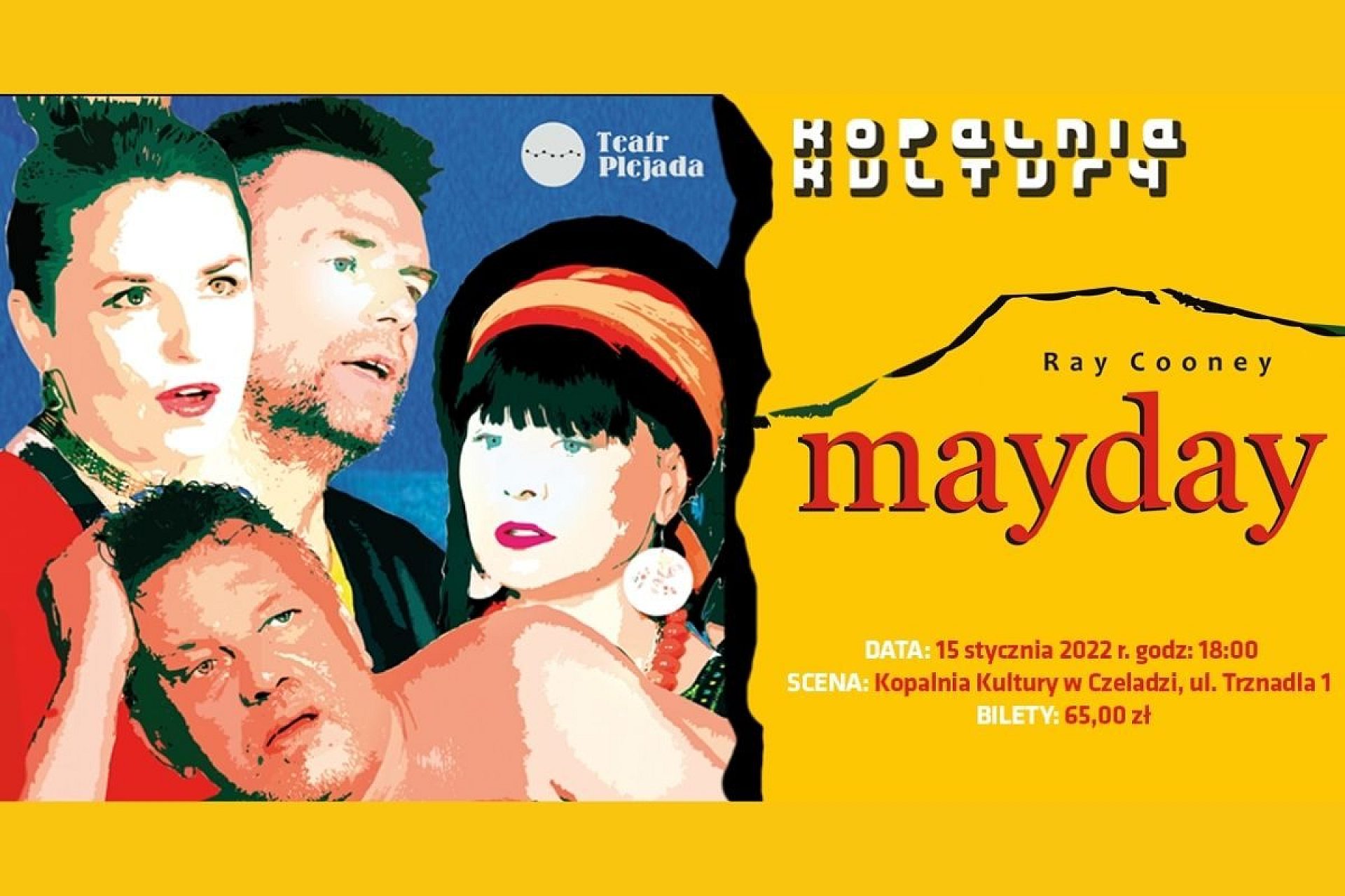 15 stycznia w Kopalni Kultury odbędzie się premiera spektaklu „Mayday” 15 stycznia w Kopalni Kultury odbędzie się premiera spektaklu „Mayday”