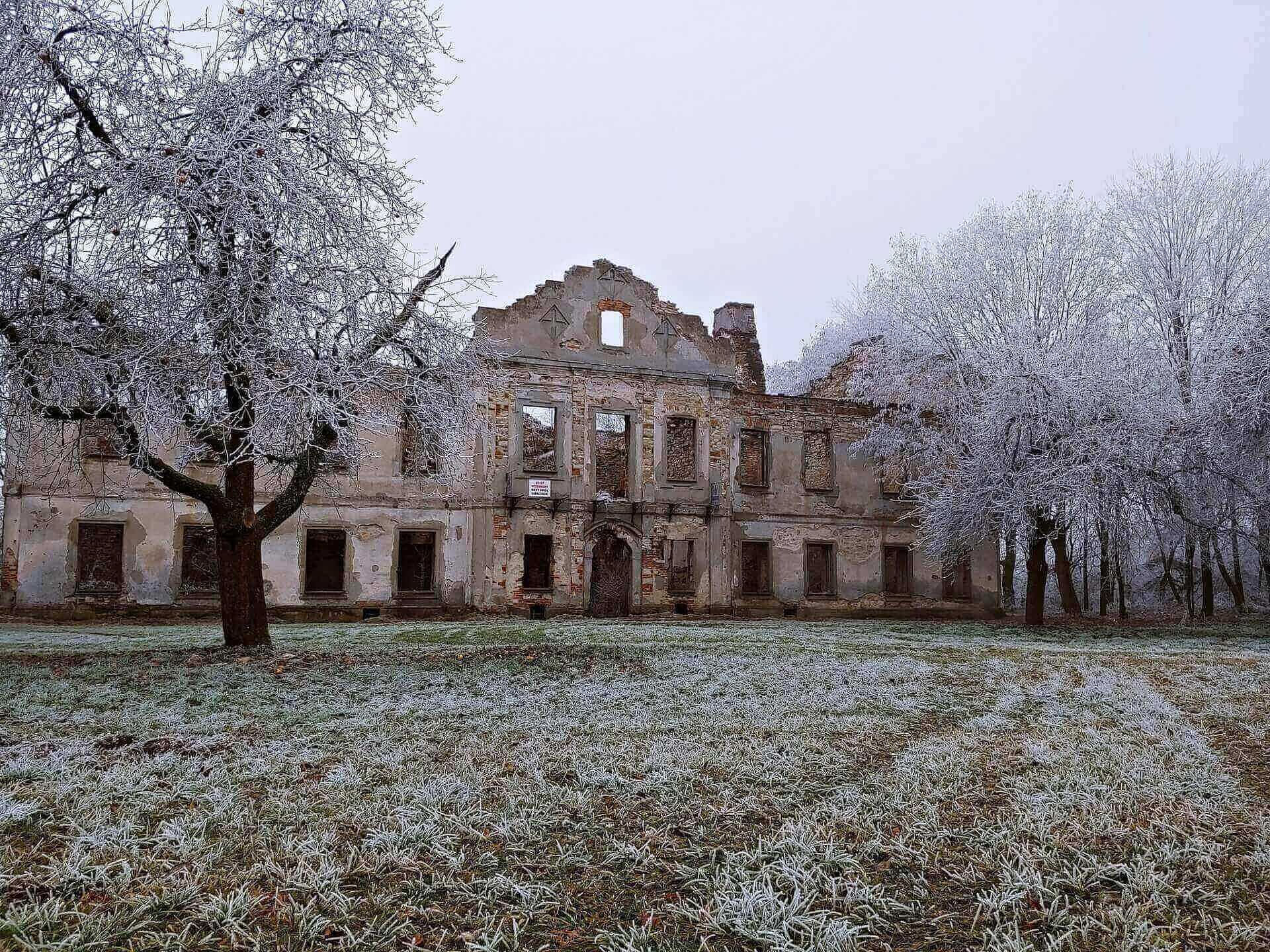 Ruiny pałacu we Włodowicach Ruiny pałacu we Włodowicach