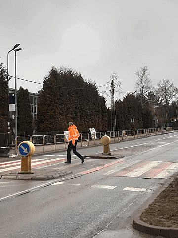 Odnowione przejścia dla pieszych w Sosnowcu Odnowione przejścia dla pieszych w Sosnowcu