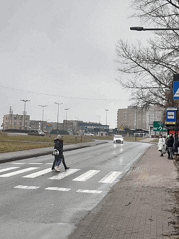 Odnowione przejścia dla pieszych w Sosnowcu Odnowione przejścia dla pieszych w Sosnowcu