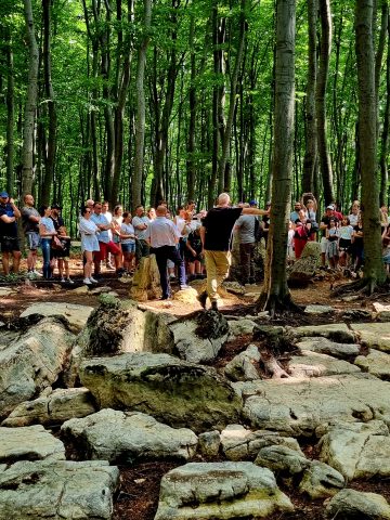 Wycieczka do megalitów na Bukowej Górze Wycieczka do megalitów na Bukowej Górze