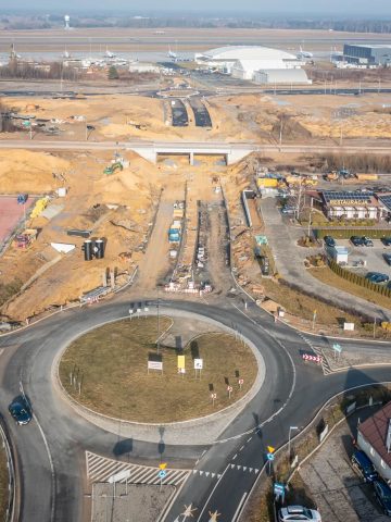 Kolej do Pyrzowic przebudowa układu drogowego KTW Kolej do Pyrzowic przebudowa układu drogowego KTW