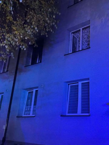 Pożar przy ulicy Norwida w Dąbrowie Górniczej Pożar przy ulicy Norwida w Dąbrowie Górniczej