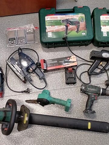 Skradzione elektronarzędzia Skradzione elektronarzędzia