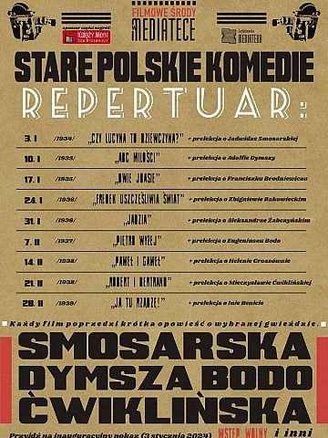 Filmowe srody w mediatece stare polskie komedie Filmowe srody w mediatece stare polskie komedie