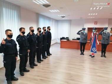 Ślubowanie nowych policjantów Ślubowanie nowych policjantów