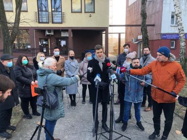 Konferencja prasowa w Sosnowcu Konferencja prasowa w Sosnowcu