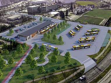 Nowe centrum przesiadkowe w Będzinie Nowe centrum przesiadkowe w Będzinie