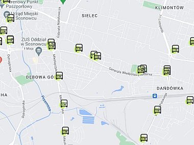 Mapa przystanków Mapa przystanków