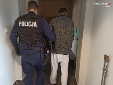 Zatrzymanie mężczyzny w Czeladzi, podejrzanego o napad Zatrzymanie mężczyzny w Czeladzi, podejrzanego o napad