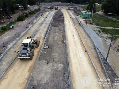 Aleja Zagłębia Dabrowskiego otwarta Aleja Zagłębia Dabrowskiego otwarta
