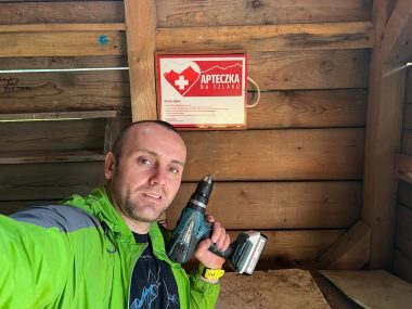 Święta w górach? Tak, na szlaku. Z apteczką i wiertarką Daniel Wojnar