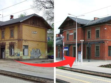 Tytuł Dworca Roku 2022 wędruje na Śląsk. Znowu! Dworzec w Cieszynie przed i po modernizacji