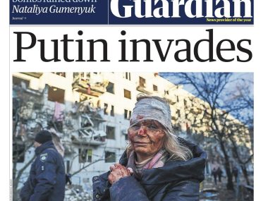 Jej twarz stała się symbolem wojny. Dziś jest twoją sąsiadką Olena Kuryło na okładce Guardiana