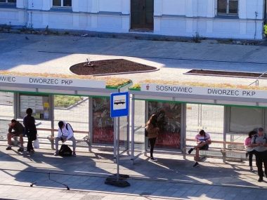 Sosnowiec zielony przystanek Sosnowiec zielony przystanek