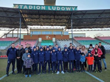 Młodzi piłkarze z Kijowa w Akademii Zagłębie Sosnowiec Młodzi piłkarze z Kijowa w Akademii Zagłębie Sosnowiec