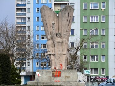 Zdewastowano pomnik w Dąbrowie Górniczej Zdewastowano pomnik w Dąbrowie Górniczej