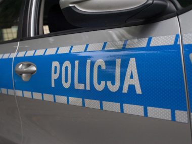 Na miejsce przyjechał patrol drogówki Na miejsce przyjechał patrol drogówki