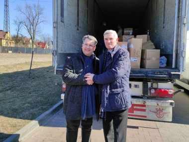 Transport humanitarny z Czeldzi do Żydaczowa Transport humanitarny z Czeldzi do Żydaczowa