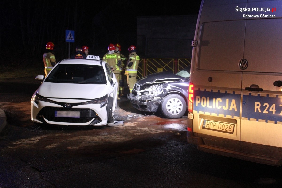 Dabrowa gornicza uciekl z miejsca wypadku 2