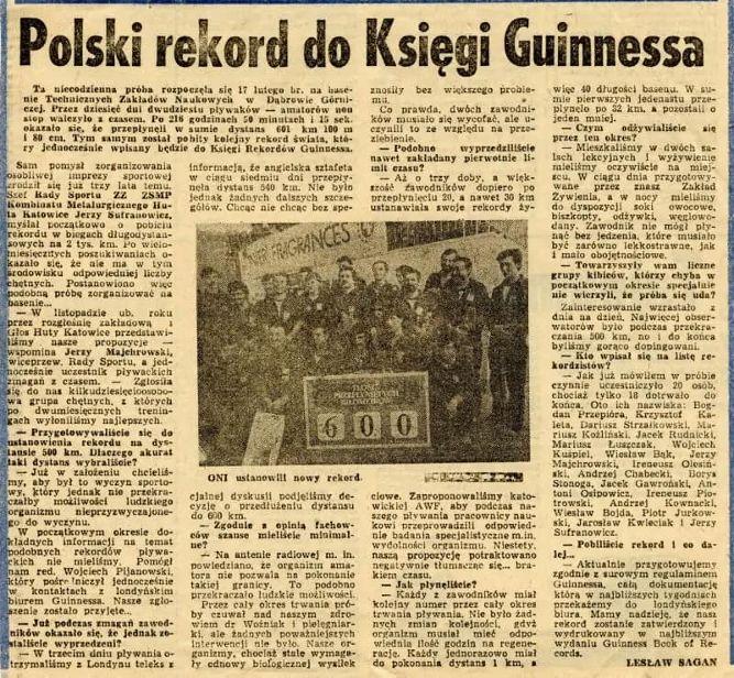 Rekord guinnesa w dąbrowie górniczej 1987 2