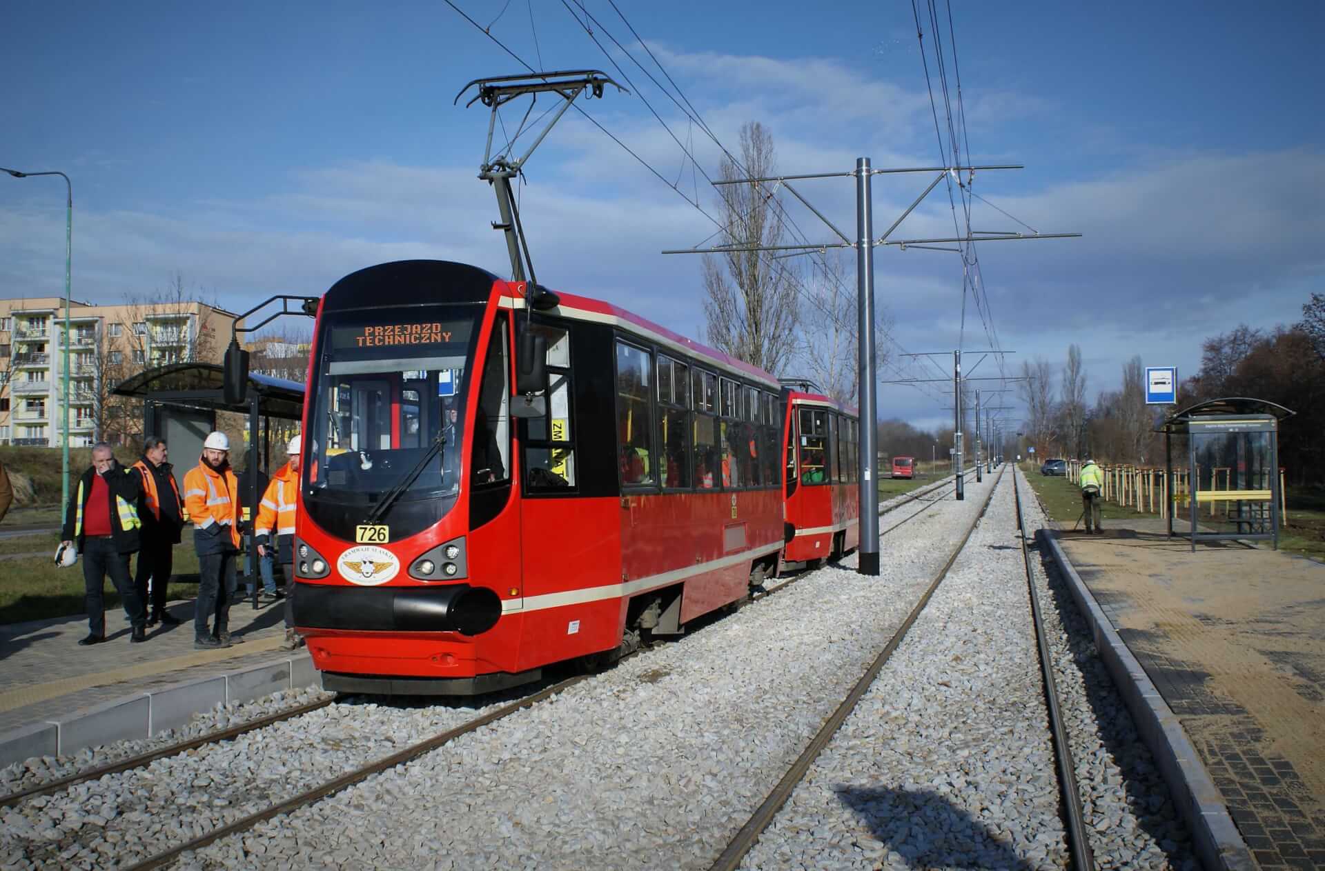 Sosnowiec Zagórze jazda próbna