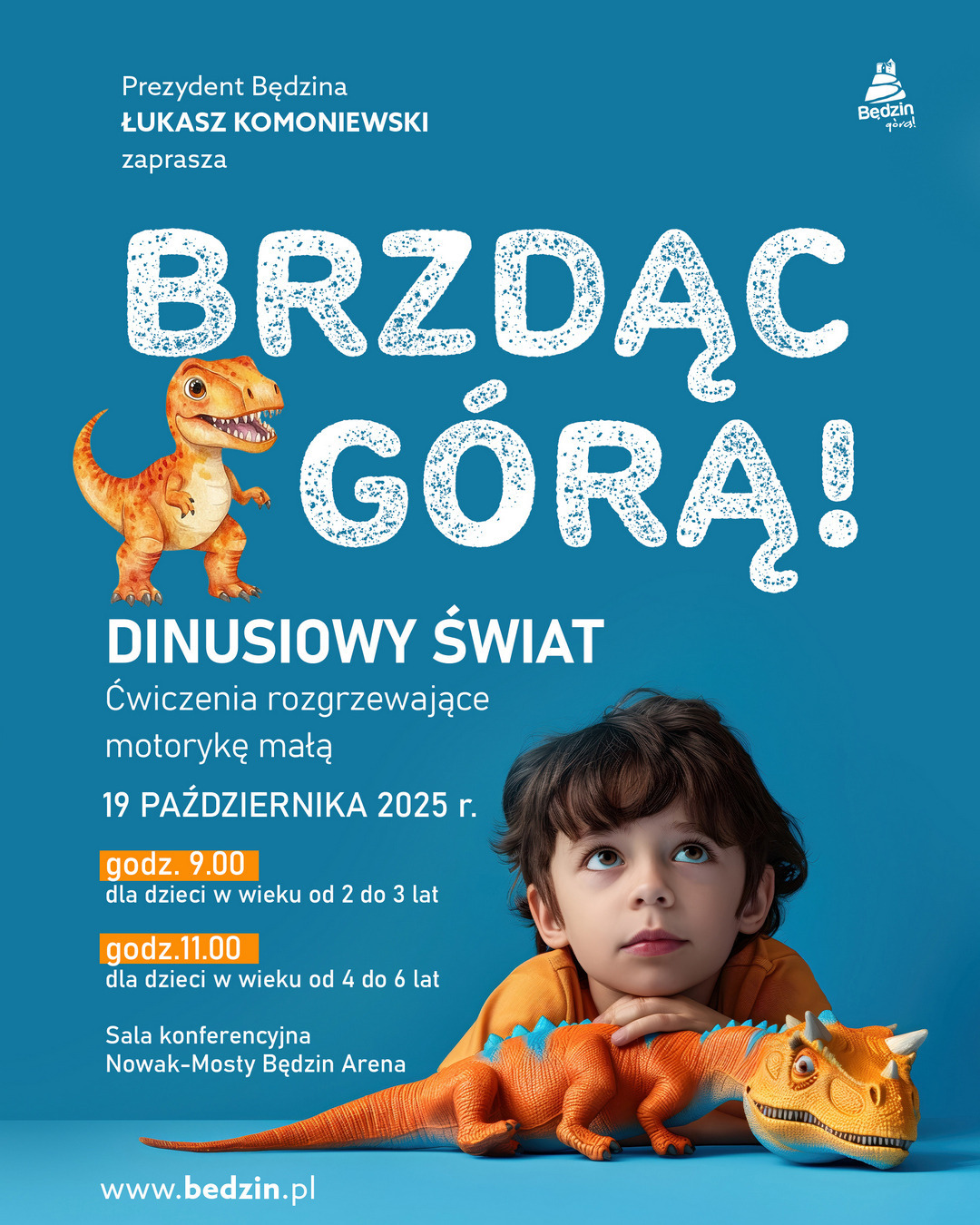 Będzin. „Brzdąc Górą!” Plakat. 19 października 2025. Plakat.