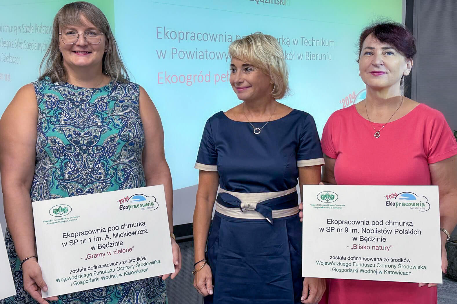 Będzin. «Ekopracownie Pod Chmurką» dla szkół podstawowych nr 1 i nr 9. 6 września 2024.